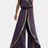 Lorena - Vestido Mono Detalles Dorados