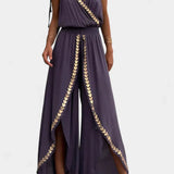 Lorena - Vestido Mono Detalles Dorados