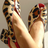 Louison - Sandalias con patrón de leopardo