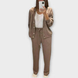 Chantal - Conjunto de abrigo y pantalones