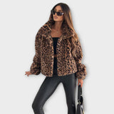Leonor - Abrigo de Leopardo