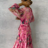 Luísa - Vestido Floral Envolvente