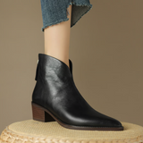 Camila - Botines de Lujo con Tacón Bajo
