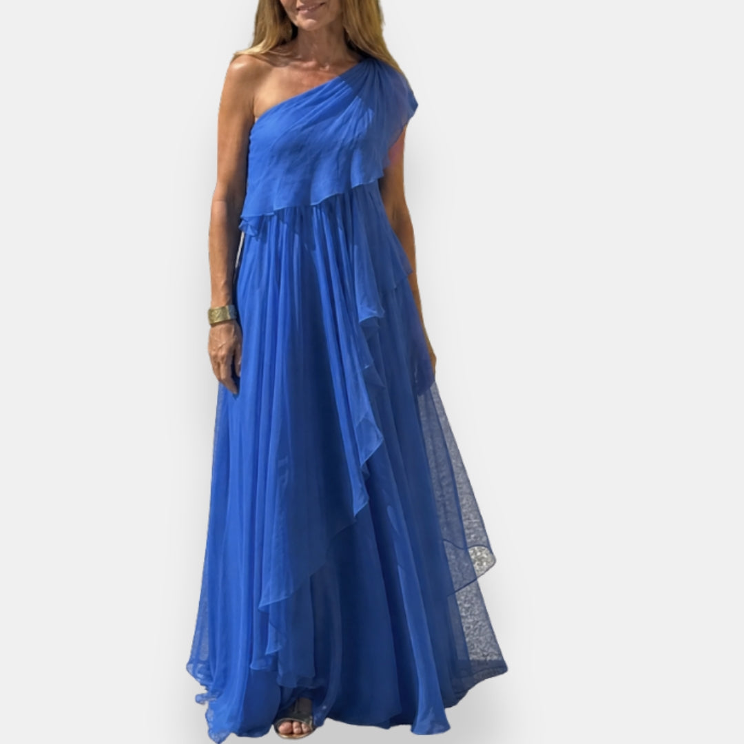 Leonor | Vestido Asimétrico con Volantes