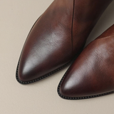 Camila - Botines de Lujo con Tacón Bajo