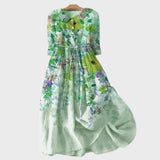 Vestido de Jardín en Acuarela