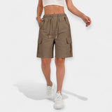 Pantalones Cortos Cargo Femeninos de Verano