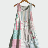Vestido con Estampado Pastel