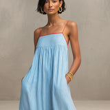 PÂMELA | VESTIDO MAXI FLUIDO DE VERANO