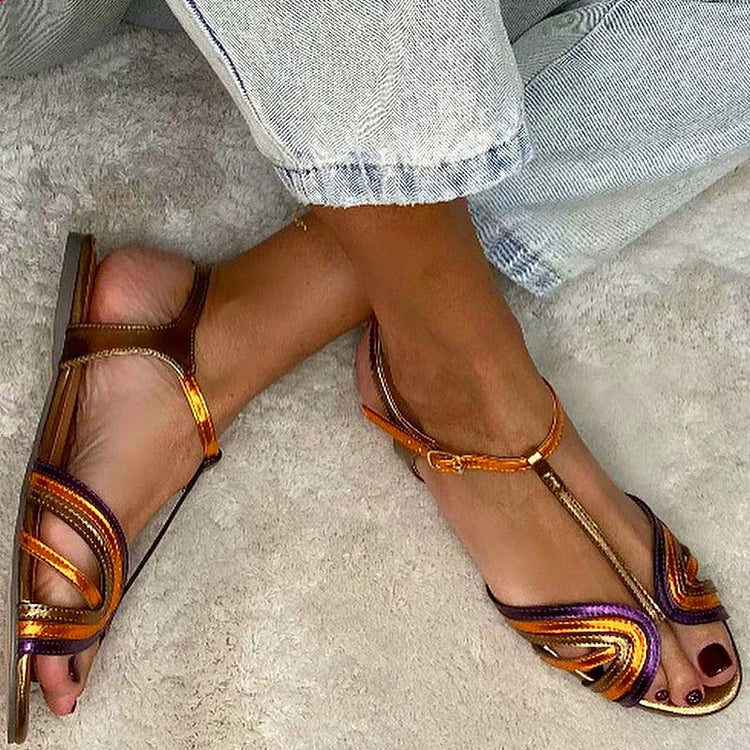 SANDALIAS VIVIANA COLORES MEDITERRÁNEOS