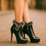 Magda - Botas con Tacón Calentitas