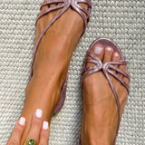 SANDALIAS DORADAS GINEVRA ELEGANCIA DE VERANO