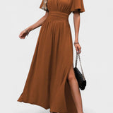 Eterna - Vestido Maxi Elegante Negro