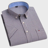 Mateus - Camisa Clásica de Algodón con Patrón