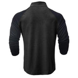 Camisa de algodón con cuello alto