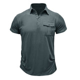 Camisa de algodón con bolsillos