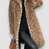 Leia - Abrigo Largo Leopardo