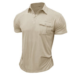 Camisa de algodón con bolsillos