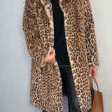 Leia - Abrigo Largo Leopardo
