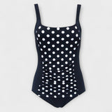 Traje de Baño Retro Estampado de Cuerpo Entero