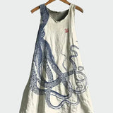 Vestido con Estampado de Tentáculos