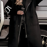 Rosa - Abrigo-cardigan elegante