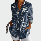 Camisa estilosa con estampado floral