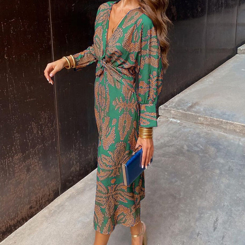 Sabrina - Vestido midi sofisticado