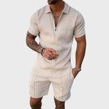 André - Conjunto de Camisa Polo y Pantalones Cortos