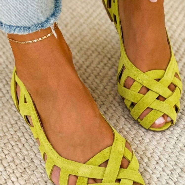 SANDALIAS ENTRELAZADAS VERANO VIBRANTE CATERINA