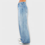 Marem - Pantalones anchos para mujer