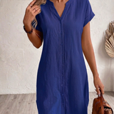 Sonia| Vestido Blusa de Lino Confortable