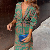 Sabrina - Vestido midi sofisticado