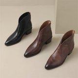 Camila - Botines de Lujo con Tacón Bajo