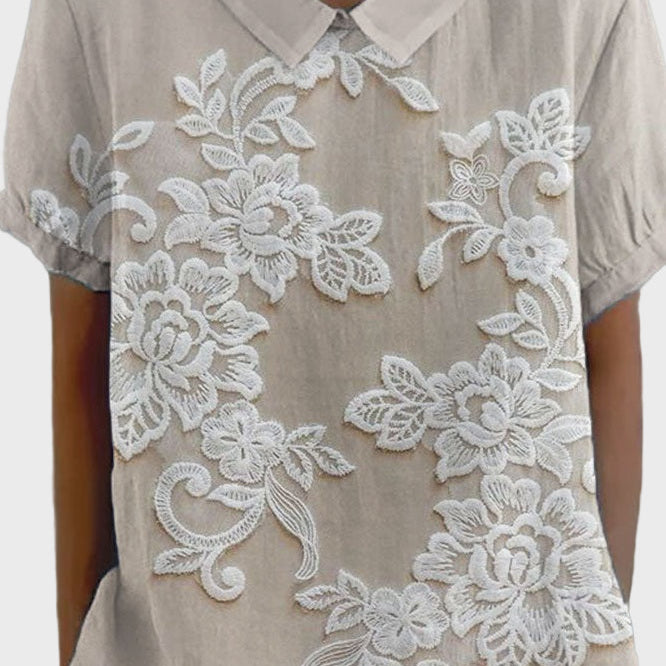Lily - Blusa con Cuello