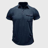 Camisa de algodón con bolsillos