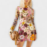 Dolores - Vestido con estampado de flores