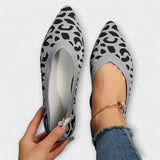 Paula - Bailarinas de encaje con estampado de leopardo