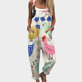 Mono de Tirantes Estampado Confortable