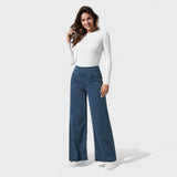 Irene - Pantalones vaqueros de corte ancho