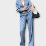 Chantal - Conjunto de abrigo y pantalones