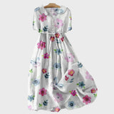 Vestido con Flores de Primavera