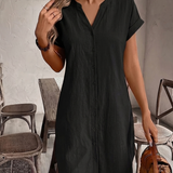 Sonia| Vestido Blusa de Lino Confortable