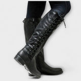 Lúcia - Botines con cordones elegantes