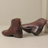 Camila - Botines de Lujo con Tacón Bajo
