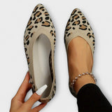 Paula - Bailarinas de encaje con estampado de leopardo