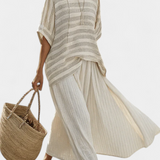 Isaura - Conjunto Elegante de Lino