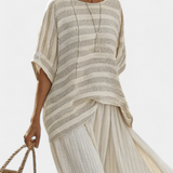 Isaura - Conjunto Elegante de Lino