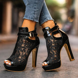 Liliana - Tacones con Encaje