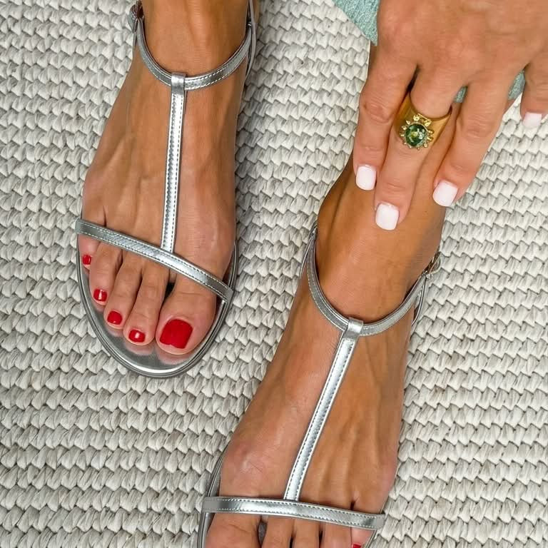SANDALIAS DORADAS PRIMAVERA ROSALBA
